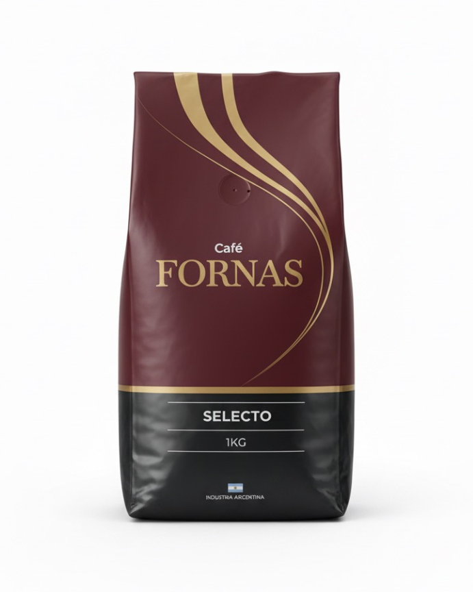 Café Fornas Selecto - Mezcla equilibrada para quienes buscan calidad, elegancia y una experiencia sólida en cada taza.